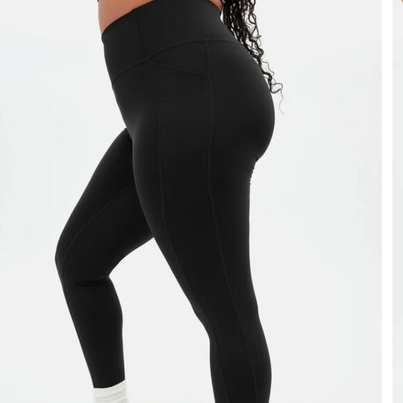 NWT Girlfriend Collective Compressive 7/8 Pocket Legging 3XL Black High Rise - Picture 4 of 12